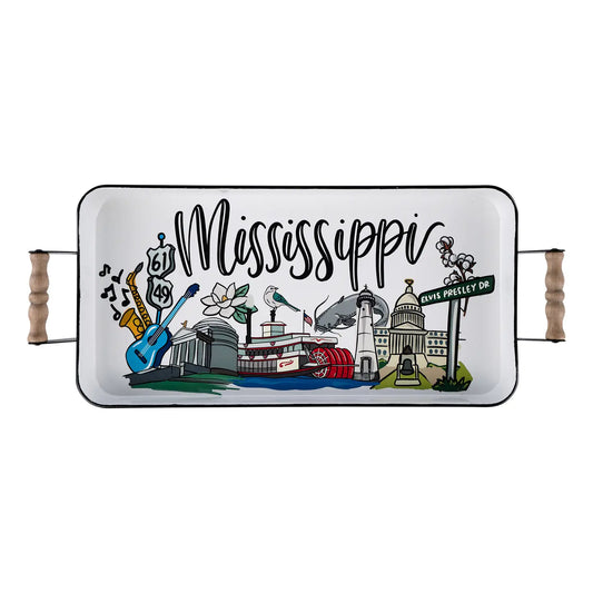 State of Mississippi Icon Serving Tray-Licensed by Glory Haus