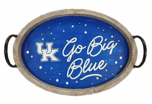 University of Kentucky Wooden Tray-License held by: ProjectXZY, Inc. DBA Valiant Gifts