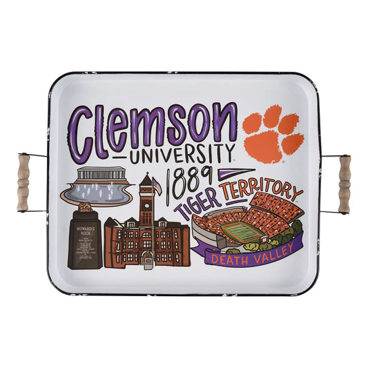 Clemson University Serving Tray-Licensed by Glory Haus