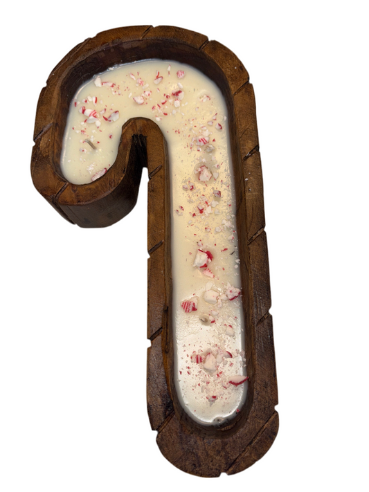 Candy Cane Candles