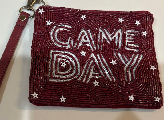 Game Day Wallet-Maroon