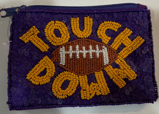 Game Day Wallets-purple and gold