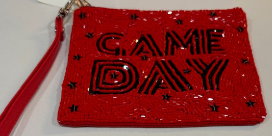 Game Day Wallet-Red and Black