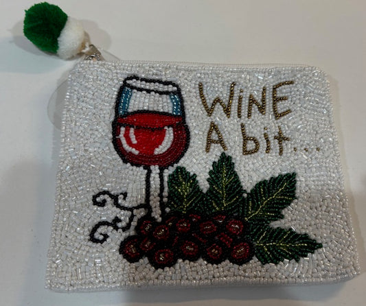 Wallet for Clear Bag-Wine a Bit