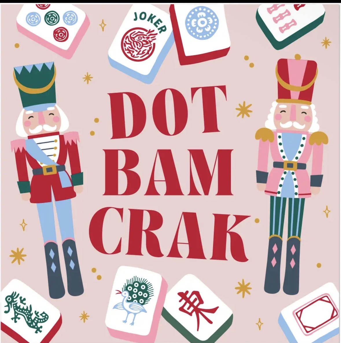 Mahjong Dot Bam Crak Napkins