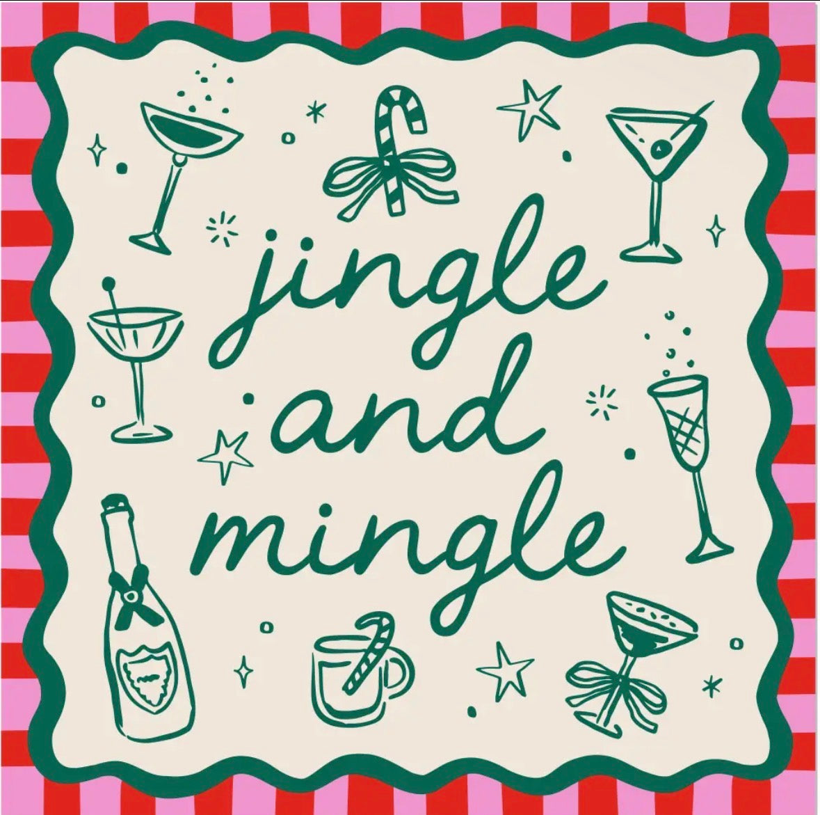 Jingle and Mingle Napkins