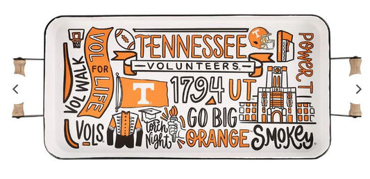 University of Tennessee Enamel Tray-Licensed by Glory Haus