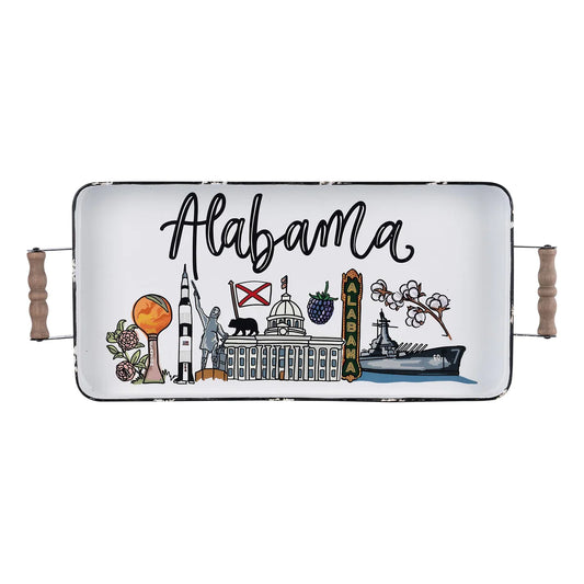 State of Alabama Tray-Licensed by Glory Haus