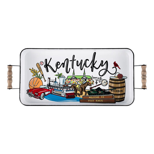 State of Kentucky Icon Serving Tray-Licensed by Glory Haus
