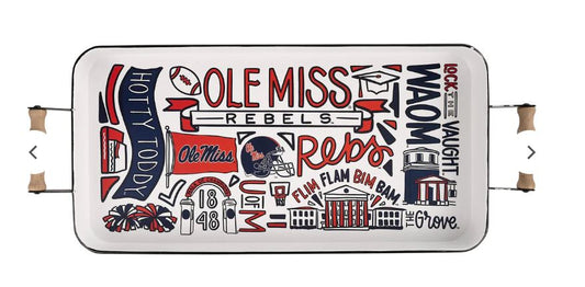 Ole Miss University Serving Tray-Licensed by Glory Haus