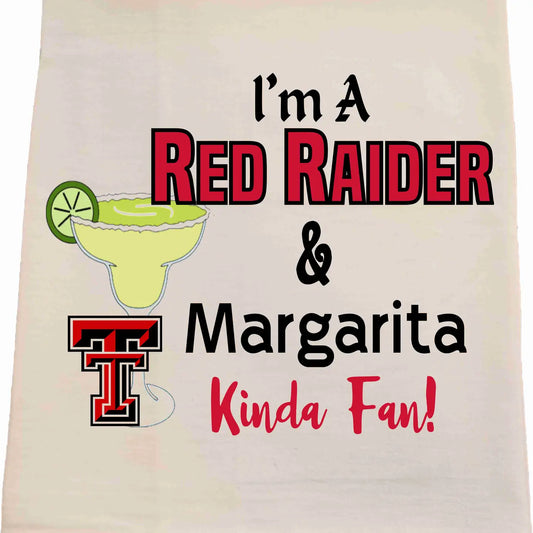 Texas Tech Margarita Tea Towel- Licensed carried by Bunnies and Bows