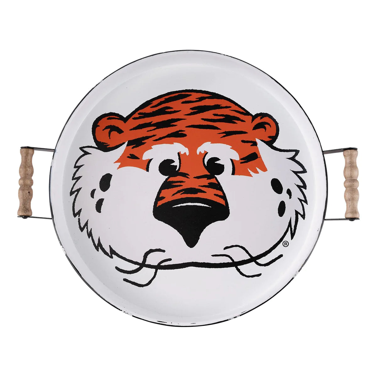 Aubie War Eagle Enamel Tray-Licensed by Glory Haus