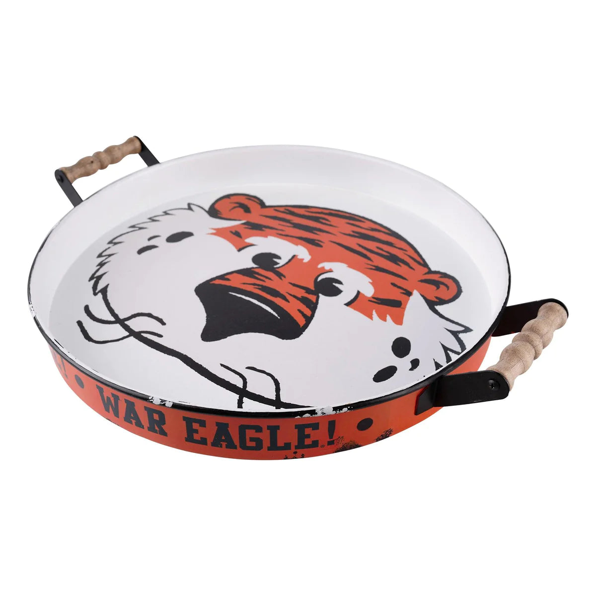 Aubie War Eagle Enamel Tray-Licensed by Glory Haus