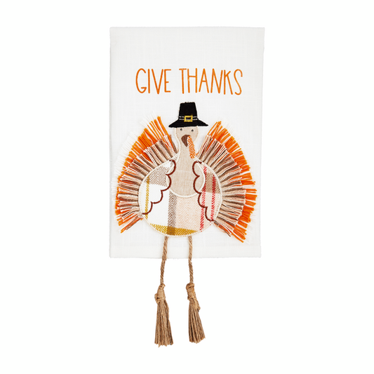 Give Thanks Turkey Tea Towel