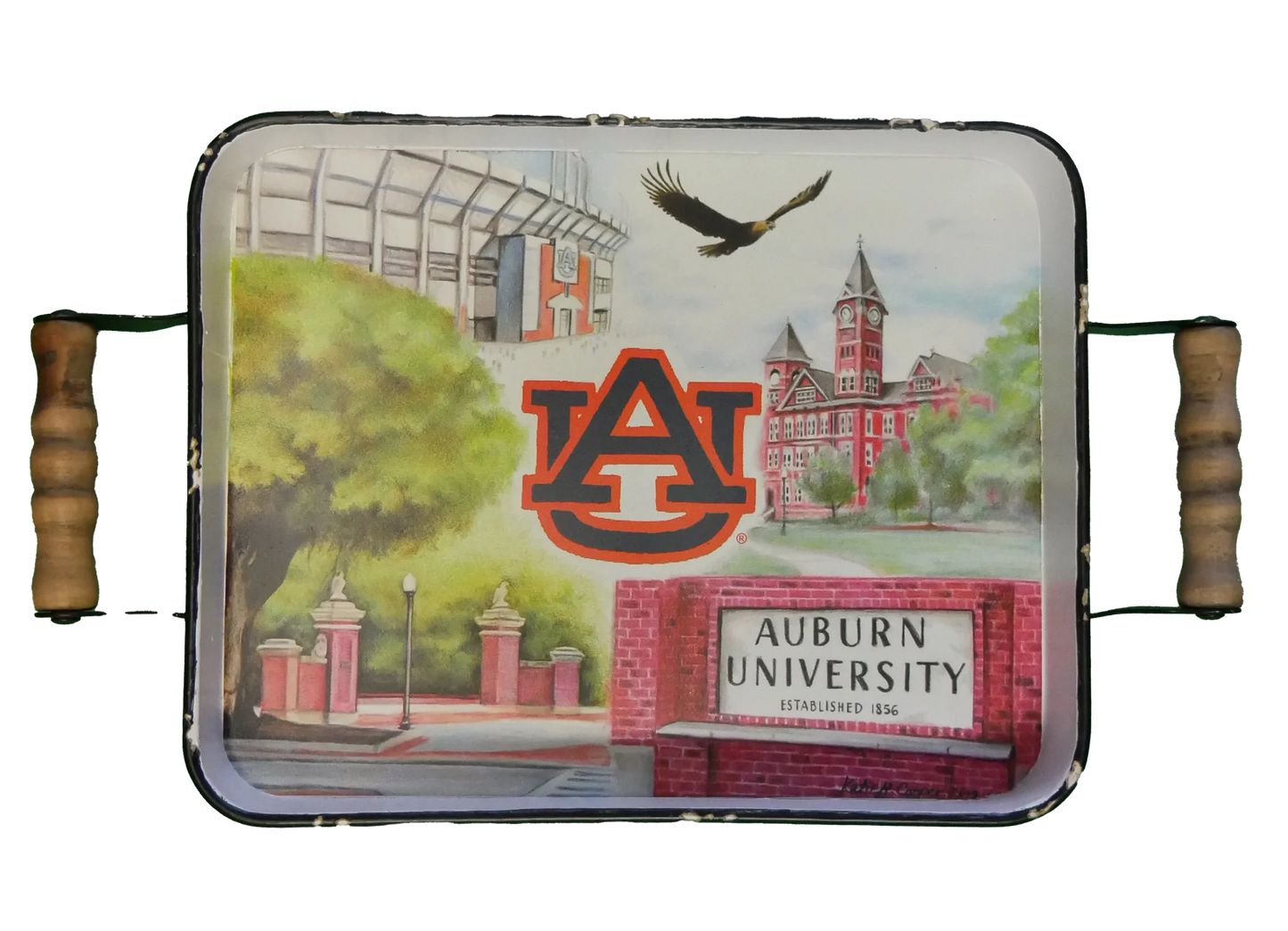University Of Auburn Collegiate Trays-License held by: ProjectXZY, Inc. DBA Valiant Gifts