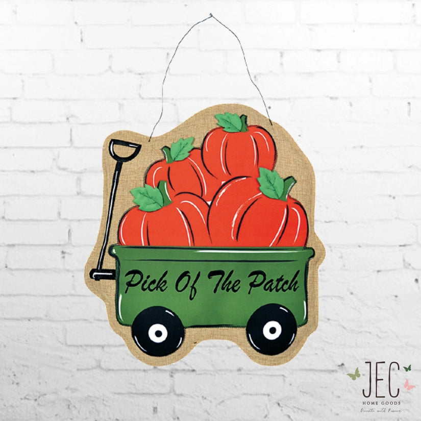 Holiday Burlap Hangers