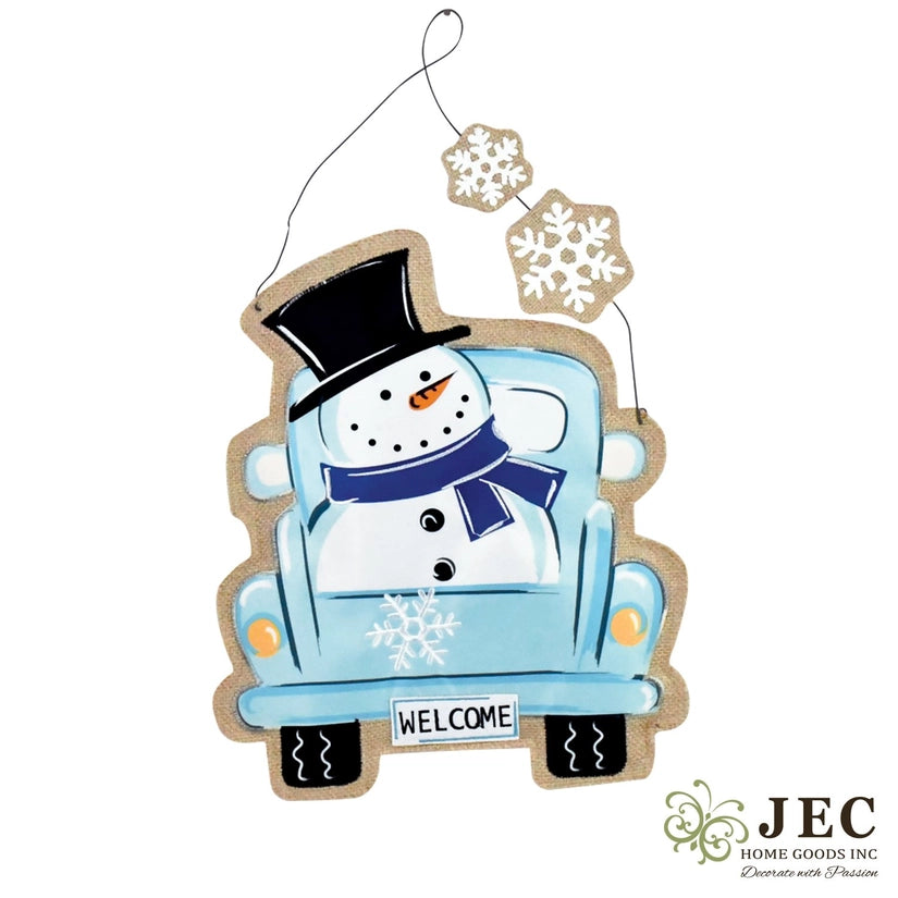 Holiday Burlap Hangers