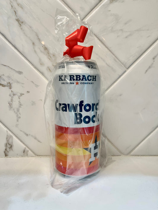 Hand Poured Houston Astros Beer Can Candles