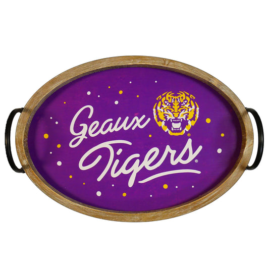 Louisiana State University Serving Tray-License held by: ProjectXZY, Inc. DBA Valiant Gifts