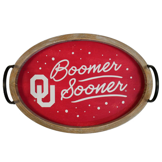 University Of Oklahoma Serving Trays-License held by: ProjectXZY, Inc. DBA Valiant Gifts