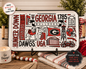 University of Georgia Enamel Rectangle Tray-Licensed by Glory Haus