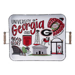 Load image into Gallery viewer, University of Georgia Enamel Tray

