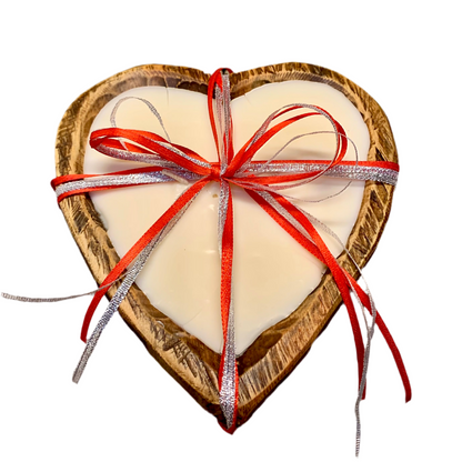 Heart Bread Bowl Candles