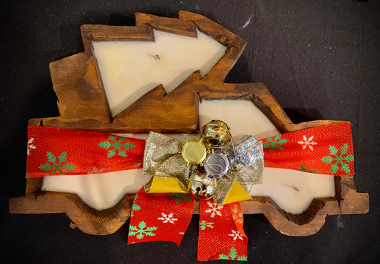 Truck and Tree Candle