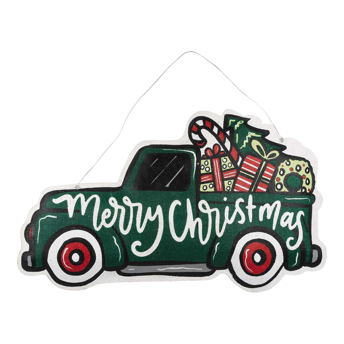 Merry Christmas / Hello Fall Truck Reversible Burlee
