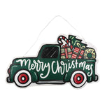 Load image into Gallery viewer, Merry Christmas / Hello Fall Truck Reversible Burlee
