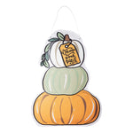 Load image into Gallery viewer, Pumpkin / Snowman Reversible Burlee
