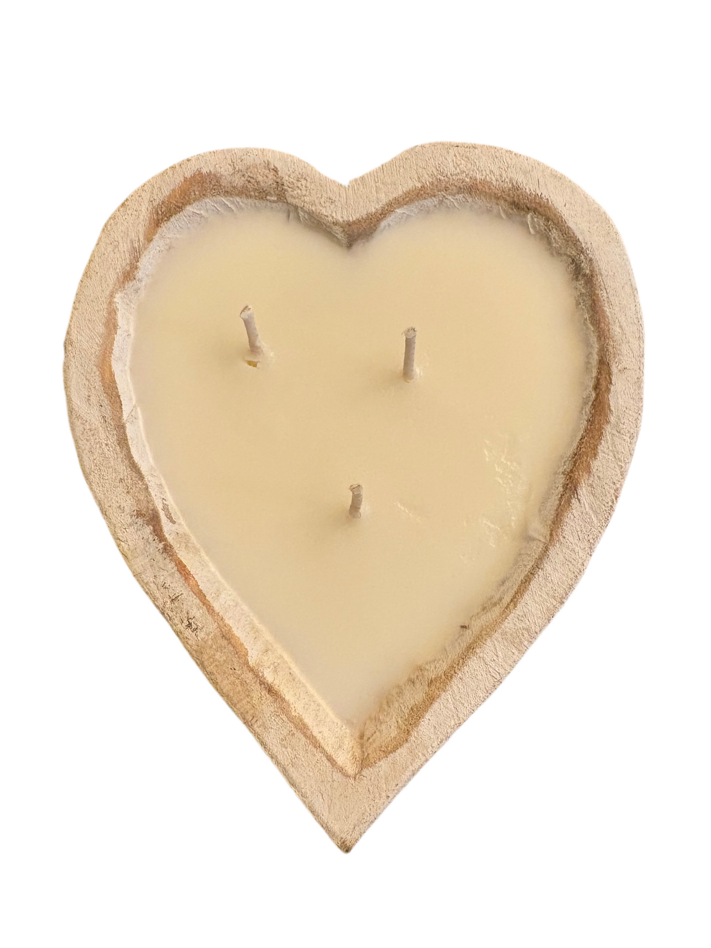 Heart Bread Bowl Candles