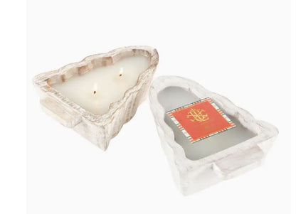 Christmas Tree Bread Bowl Candle