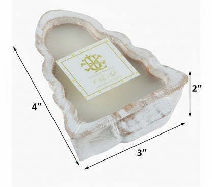 Christmas Tree Bread Bowl Candle