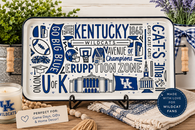 University of Kentucky Serving Tray-Licensed by Glory Haus