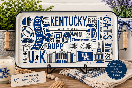 University of Kentucky Serving Tray-Licensed by Glory Haus
