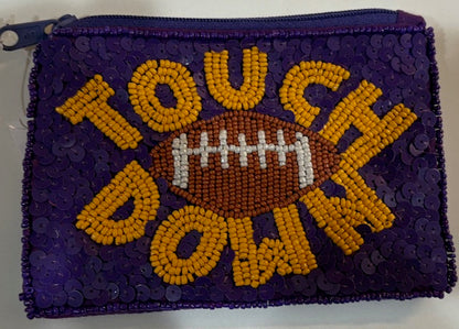 Game Day Wallets-purple and gold