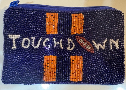 Game Day Wallet-Blue and Gold