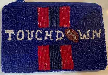 Game Day Wallet-Blue and Red