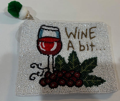 Wallet for Clear Bag-Wine a Bit