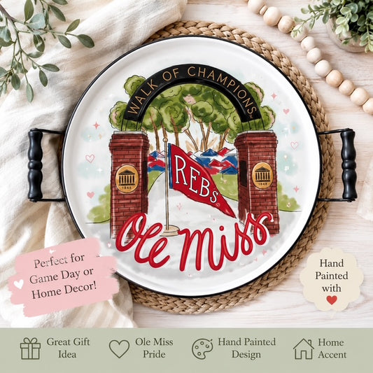 Ole Miss Tray Licensed Carried by Glory Haus