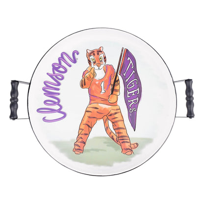 Clemson Round Tray License carried by Glory Haus