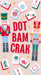 Mahjong Dot Bam Crak Paper Guest Towels