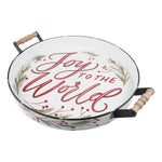 Load image into Gallery viewer, Joy to the World Enamel Tray
