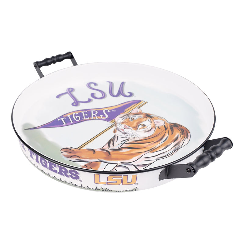 LSU Round Tray License carried by Glory Haus