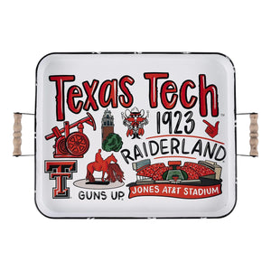 Texas Tech Enamel Tray