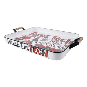 Texas Tech Enamel Tray