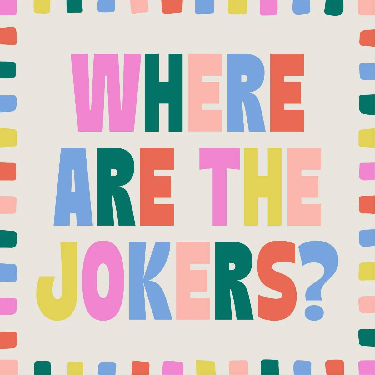 Mahjong Napkins-Jokers