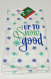 Up to Snow Good Tea Towel