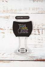Load image into Gallery viewer, Its all Fun &amp; Games until the Wine Runs Out Wine Koozie
